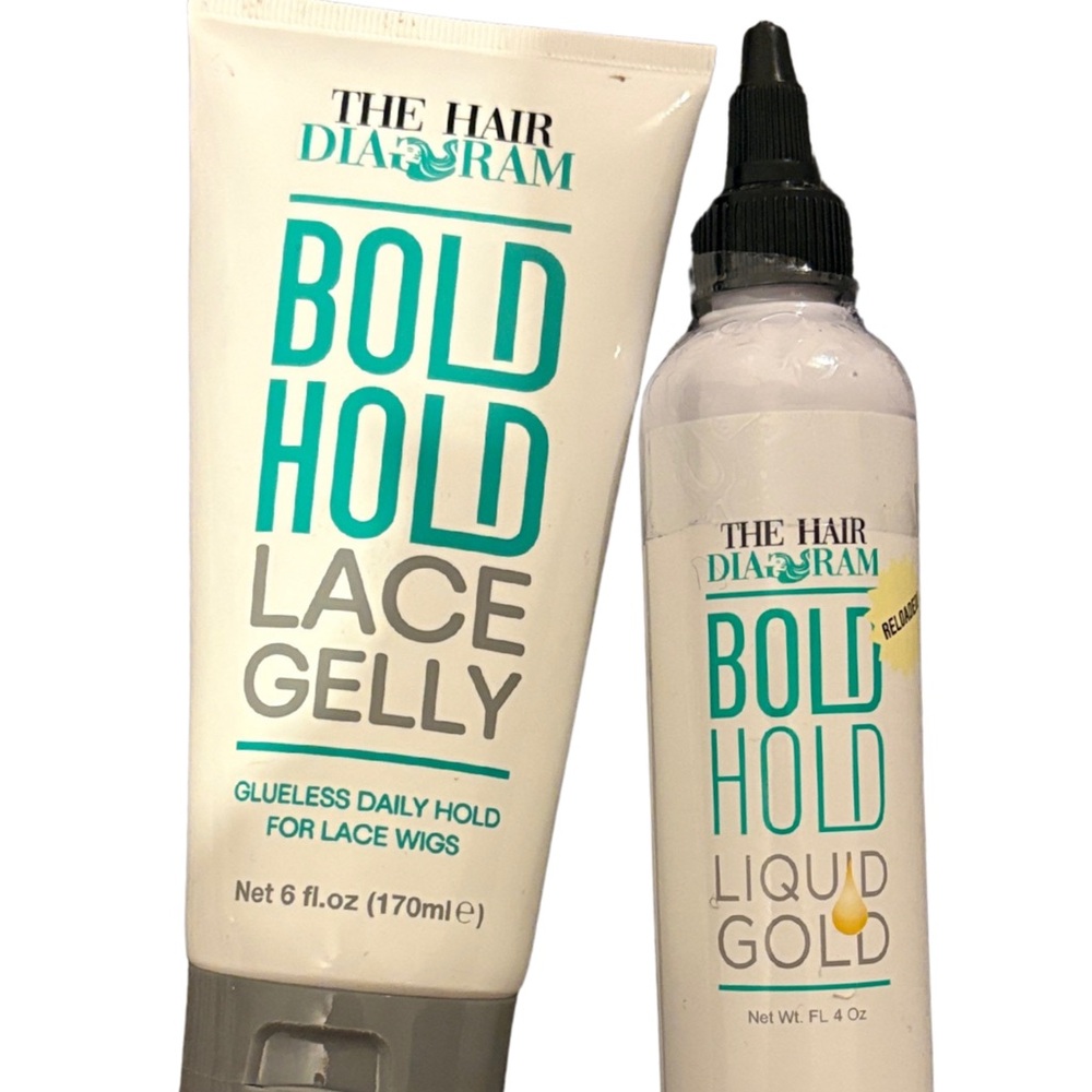 Bold Hold Lace Gelly and Liquid Gold Set - Gray and Gold